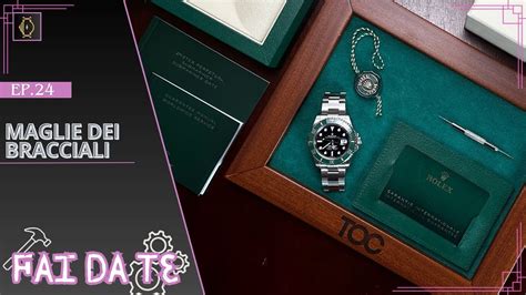 quante maglie ha un bracciale rolex oyster|Rolex glidelock.